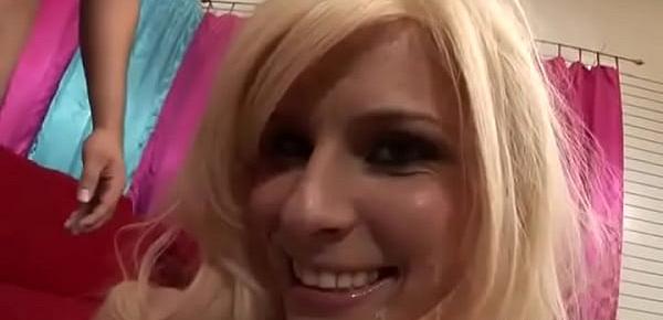  Sexy Blonde Babe Kenzi Marie Blasted With Heavy Load Of Cum